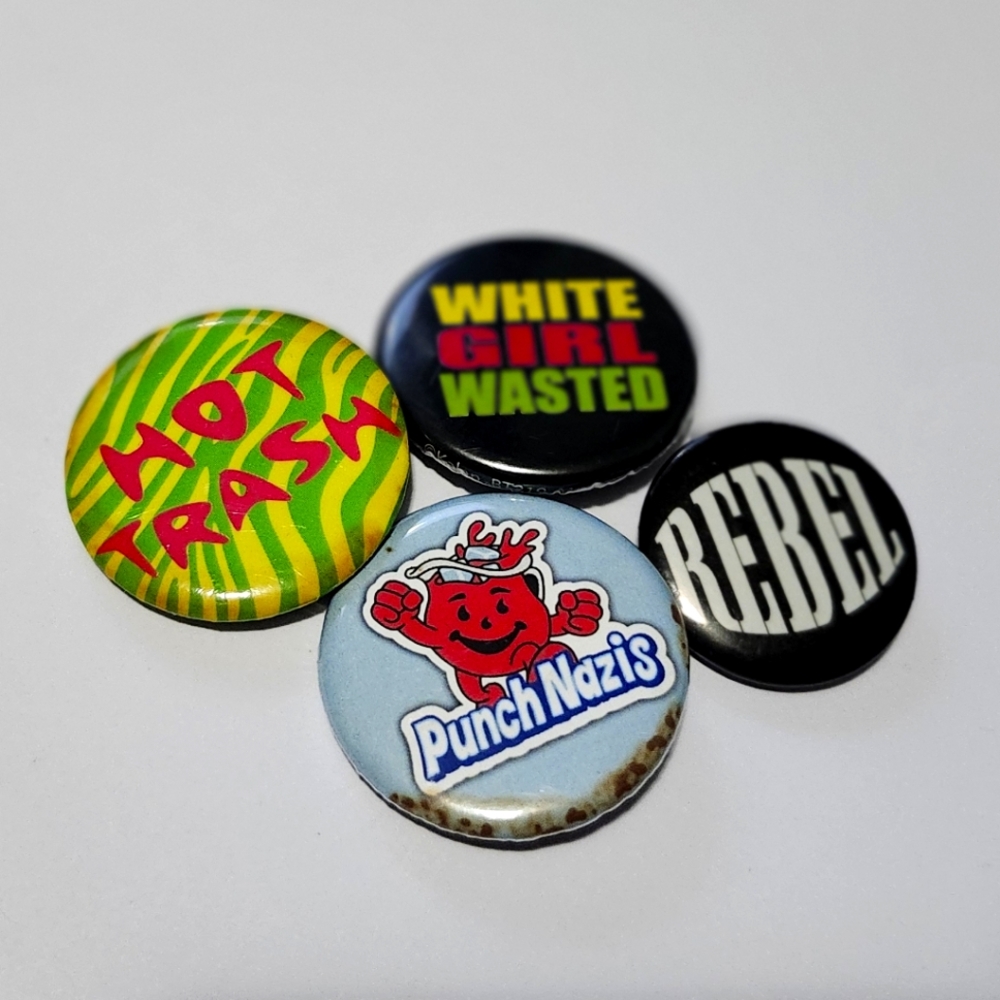 Punk Rock Edgy Pin Lot (4)